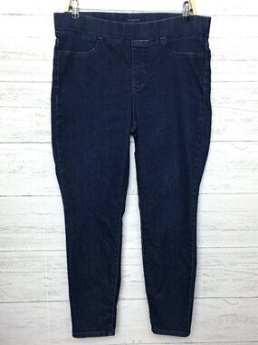 Talbots Women's Jeans Simply Flattering Jeggings Elastic Waist size 12 length 28